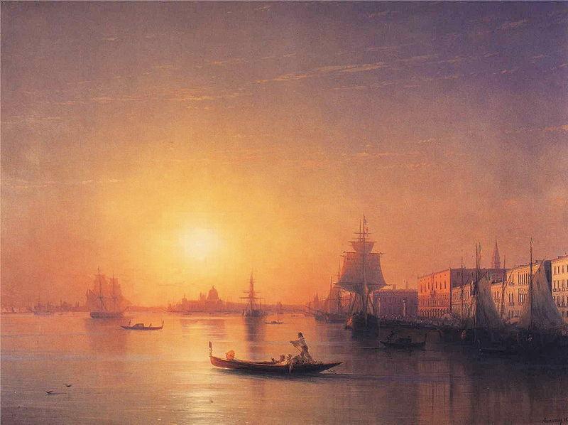 Ivan Aivazovsky Venice oil painting image